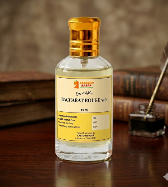 Premium Baccarat Rouge 540 Attar Blend – Premium Luxury Concentrated Perfume Oil 12ml or 50ml