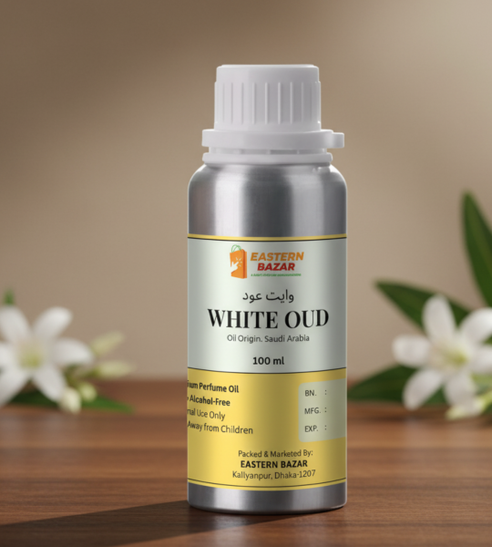 Premium White Oud – Concentrated Perfume Oil 100 ml for men and unisex (KSA) by Eastern Bazar