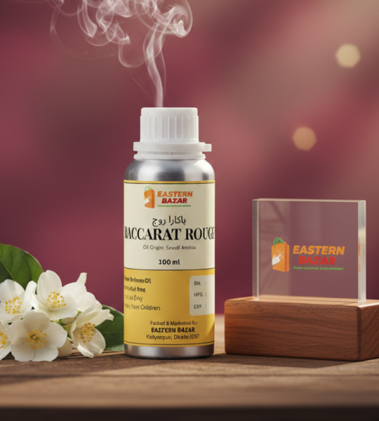 Premium Baccarat Rouge 100 ml or 50ml - Long-Lasting Concentrated Fragrance Oil by Eastern Bazar