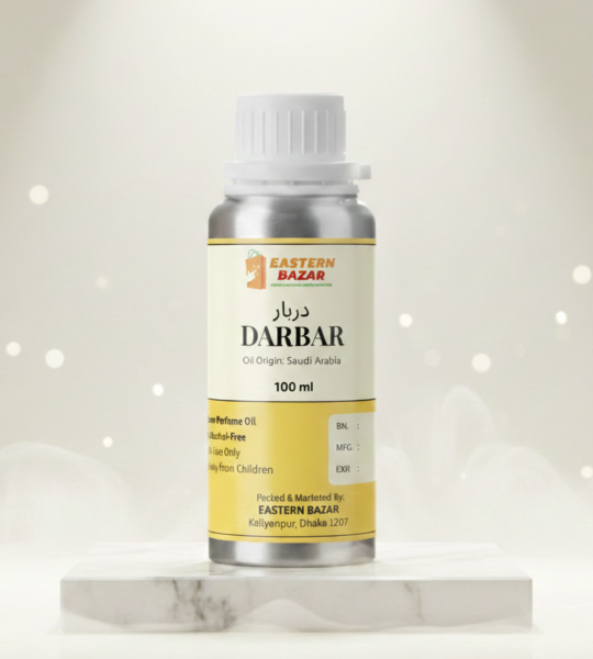 Premium Darbar Attar By Eastern Bazar – Long Lasting Alcohol Free Luxury Fragrance Oil for Men & Women 100ml | 50ml