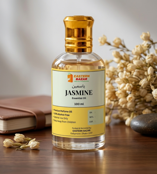 Pure Jasmine Essential Oil (100 ml) – Premium Alcohol-Free Oil